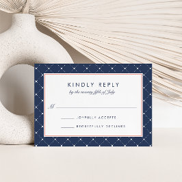 Placa Dot RSVP Diamond | Coral e Marinho