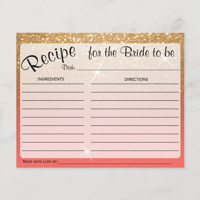 Placa Dourada e Coral para Receber (Frente)