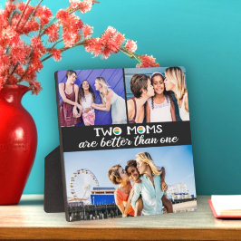 Placa Duas mães são melhores que uma foto