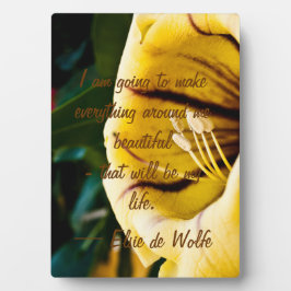 Placa Elsie de Wolfe Quote Plaque