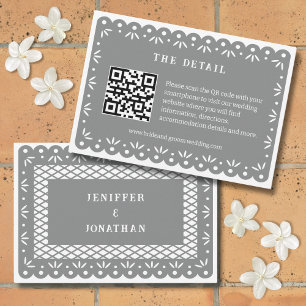 PLACA ENCLOUSURE MEXICAN PAPEL PICADO cinza