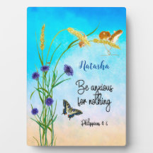 Esteja ansioso por nada de Philippians 4:6