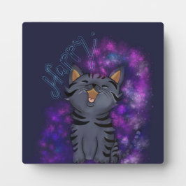 Placa Feliz Gato Térmico de Kitten