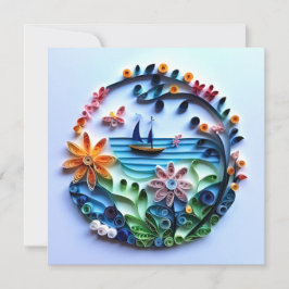 Placa fina de Artesanato com enchimento de papel