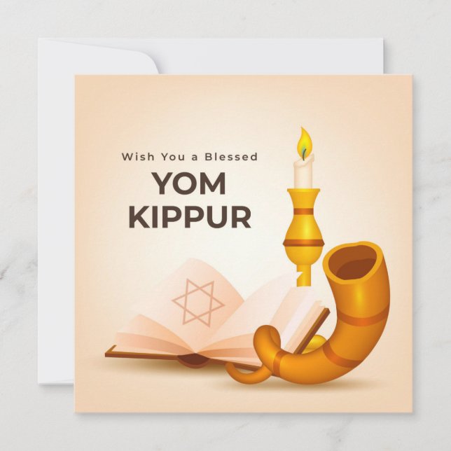 Placa Flat Yom Kippur (Frente)