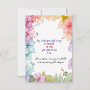Placa Floral Pastel