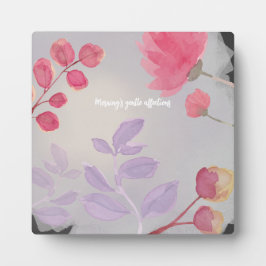Placa Flores