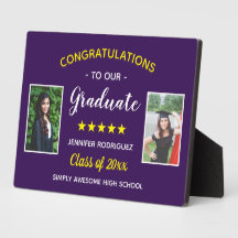 Foto Personalizada de Formatura 2 Parabéns Graduad