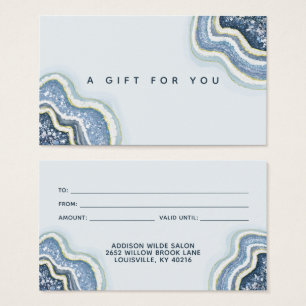 Placa Gift Luxe de Gito Glitter Azul