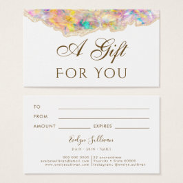 placa Gift opal design