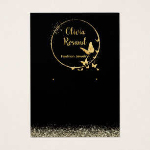 Placa gráfica moderna Black and gold earring