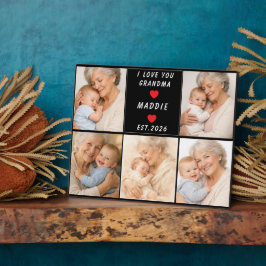 Placa I Love You Grandma | Grandparents Day