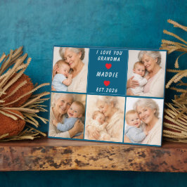 Placa I Love You Grandma | Grandparents Day