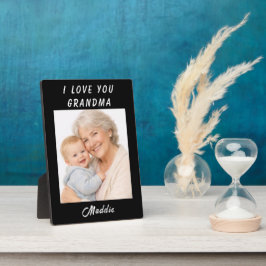 Placa I Love You Grandma photo| Grandparents Day
