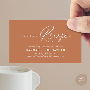 Placa Lembrete RSVP de Convites de casamento Român