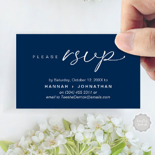 Placa Lembrete RSVP de Convites de casamento Român
