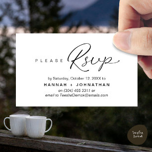 Placa Lembrete RSVP de Convites de casamento Român