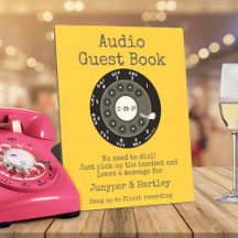 Livro de Convidado de Áudio de Casamento de Mostar