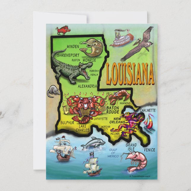 Placa Louisiana (Frente)