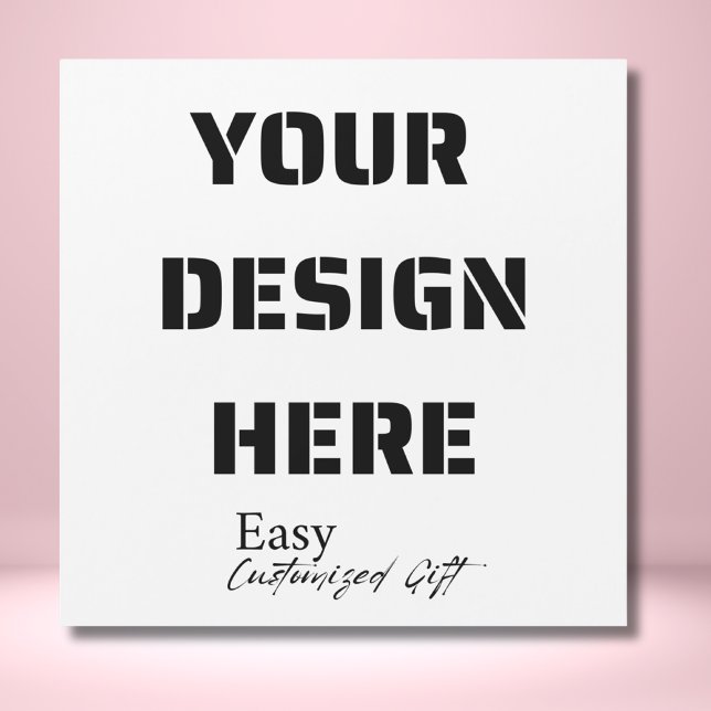 Placa Magnet Quadrada De 5,25" (Criador carregado)