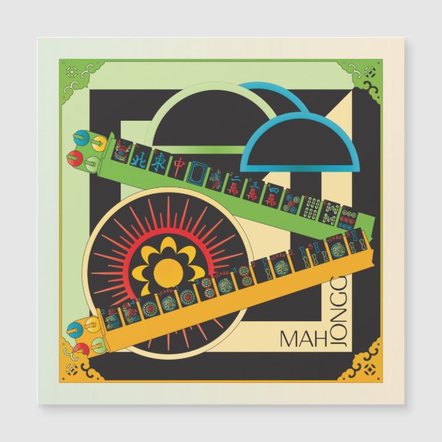Placa Magnet Whine Jongg Limerick (Frente)