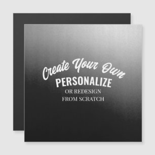 Placa magnética totalmente personalizada com desig