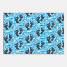 Placa magnética Yeti Foot Impressão