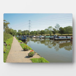 Placa Mais alto do Canal Macclesfield Poynton Cheshire