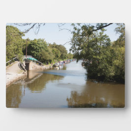 Placa Mais alto do Canal Macclesfield Poynton Cheshire