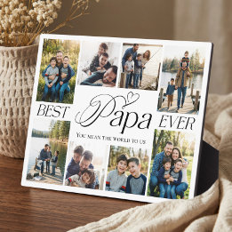 Placa Melhor Papai de Todos Presente Personalizado Colag
