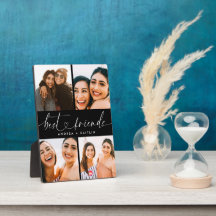 Melhores Amigas BFF Moderno Elegante Coração Scrip