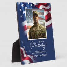 Memorial Funeral de Veterano Compartilhe uma Memór