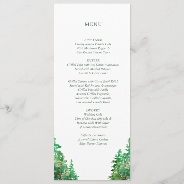 PLACA MENU DE CASAMENTO (Frente)