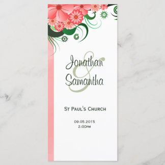Placa Modelo do Programa de Casamento de Hibiscus
