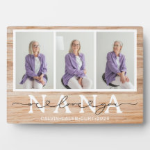 Nana Nós Te Amo Um Presente De Foto De Script Card