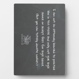 Placa Notário "Eu não sou advogado"