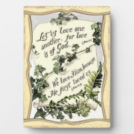 Placa O Amor É de Deus