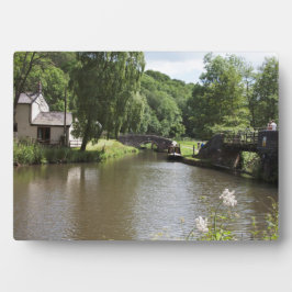 Placa O Canal de Caldon Consall Staffordshire