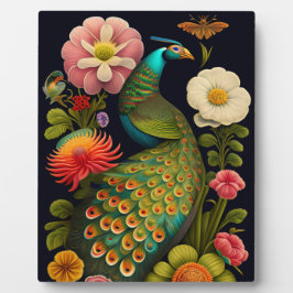 Placa O Pavão | Modern Haeckel Tabletop