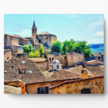 Orvieto Itália Hillside and Church