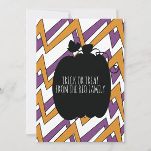 Placa Padrão de Pumpkin Preto Feliz Halloween