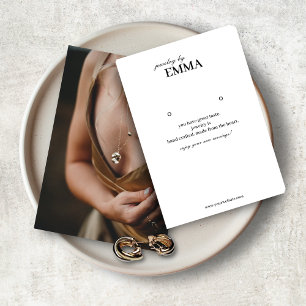 Placa para exibição de joias de fotos