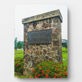 Placa Parque do Jardim de Getsêmani