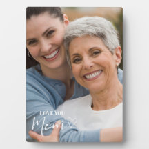 Personalized Love You Mom Photo