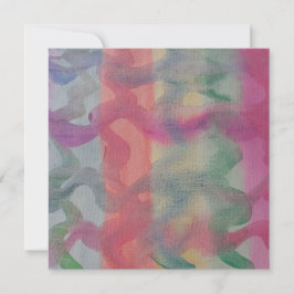 Placa plana Abstrato de arte Pastel