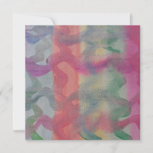 Placa plana Abstrato de arte Pastel
