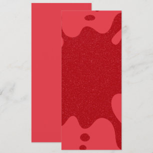 Placa plana Abstrato Tomato Vermelho Glitter Perso