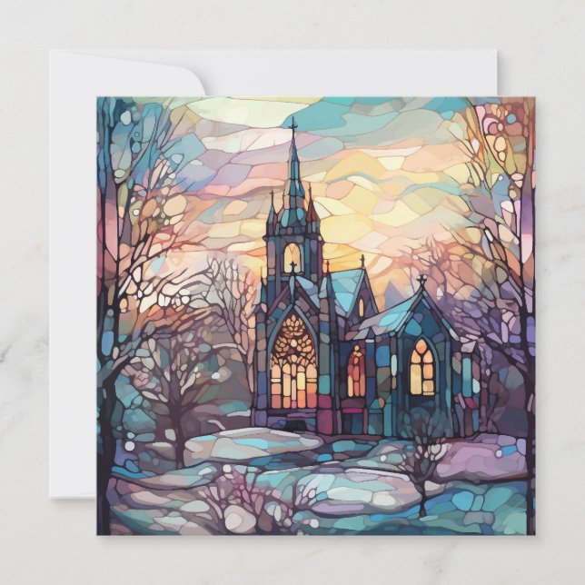 Placa plana da Igreja de Vidro Estendida (Vazio At (Frente)