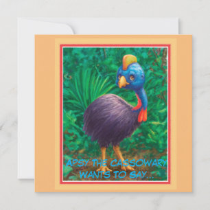 Placa plana da série de encorajamento Jungle