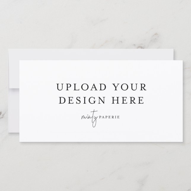 Placa plana de 4" x 8" - Paisagem (Frente)